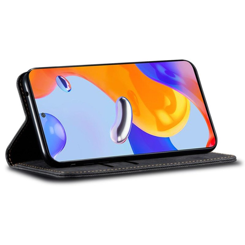 Folio-fodral Vivo X200 Pro Denimstruktur