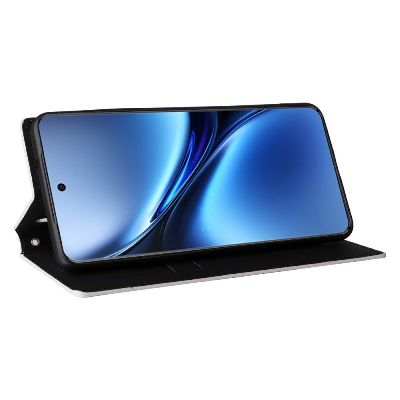 Folio-fodral Vivo X200 Pro Telefonfodral Diamantmönster