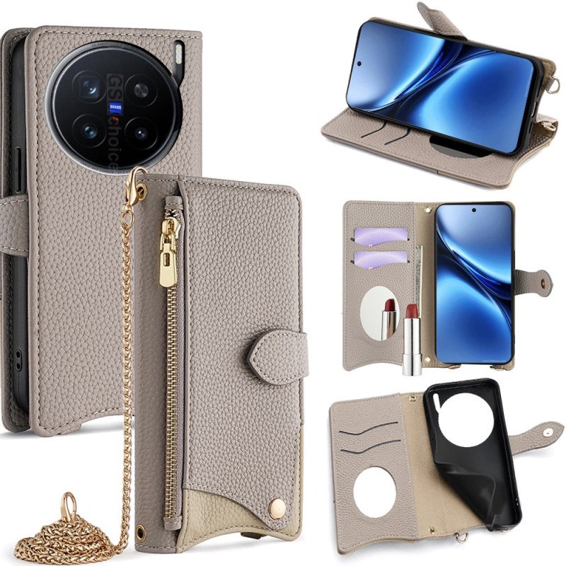 Skyddsfodral Vivo X200 Pro Spegel Och Axelrem