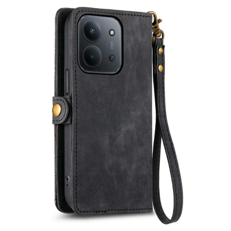 Fodral För Poco C85 Geometrisk Plånbok