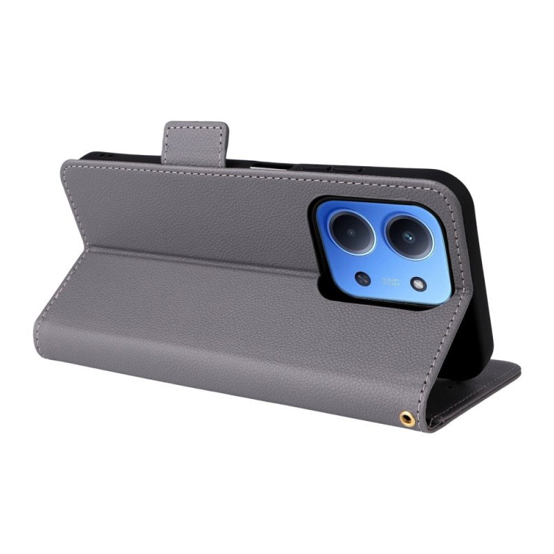 Fodral För Poco C85 Konstläder Med Rem