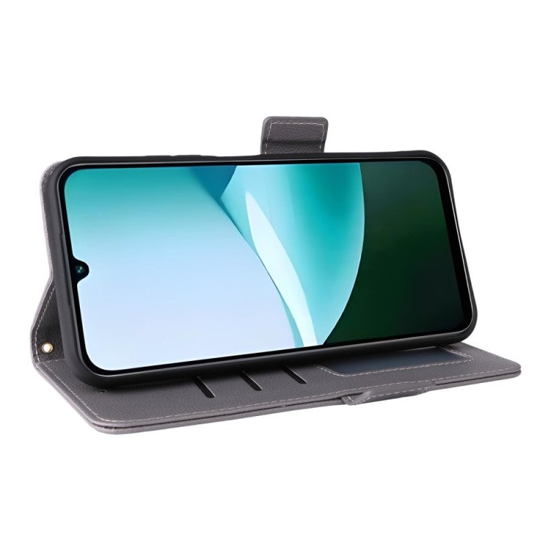 Fodral För Poco C85 Konstläder Med Rem