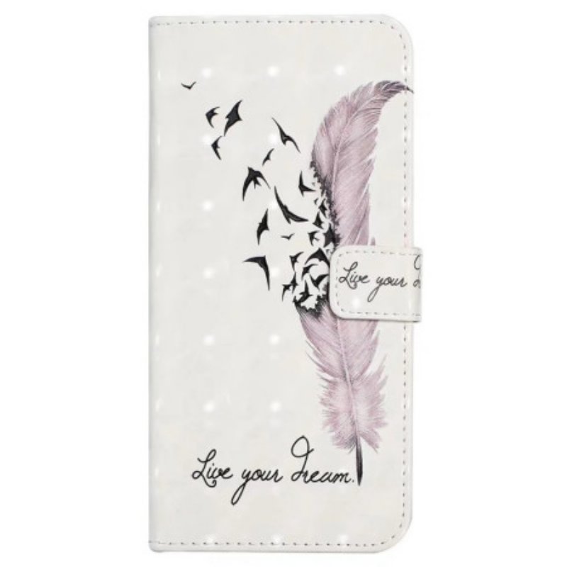Fodral För Poco C85 Rosa Fjäder