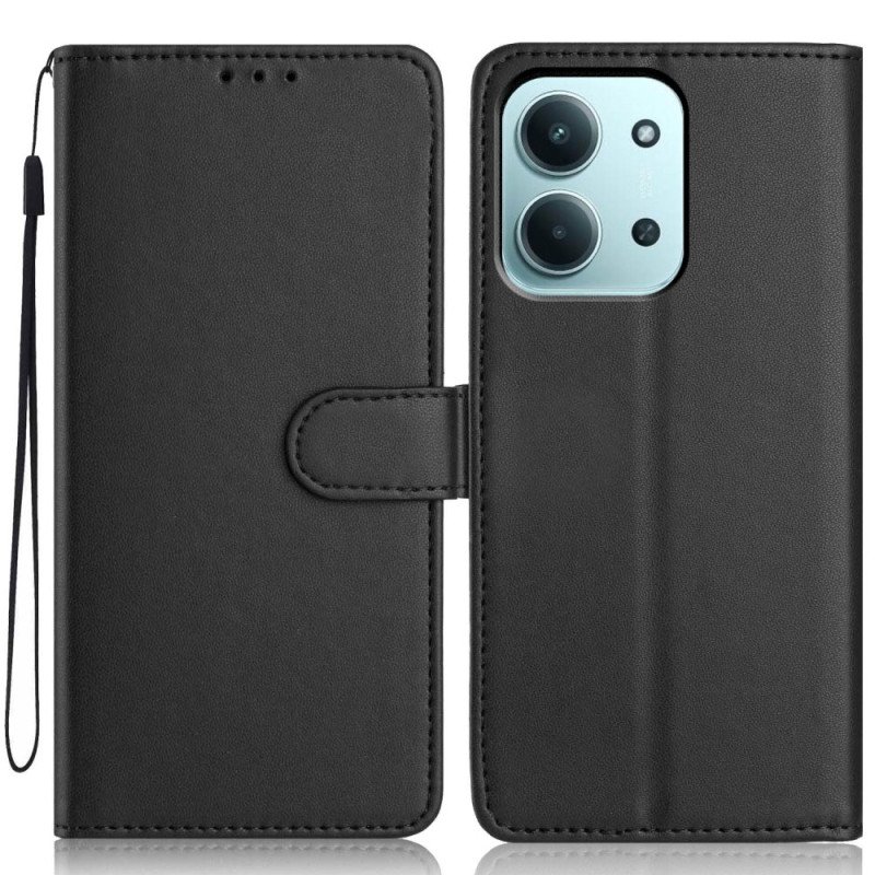 Fodral Poco C85 Mjuk Lädereffekt