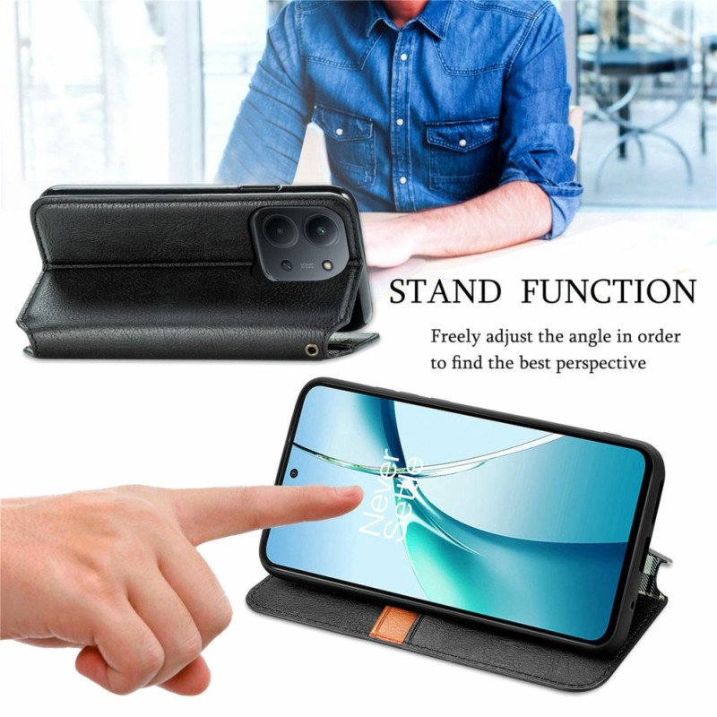 Folio-fodral För Poco C85 Mockaeffekt