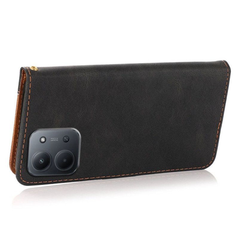 Läderfodral Poco C85 Telefonfodral Tvåfärgad