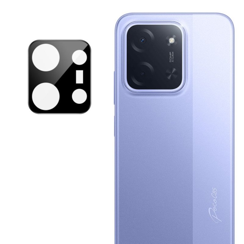 Linsskydd I Härdat Glas För Xiaomi Poco C85 (svart Version)