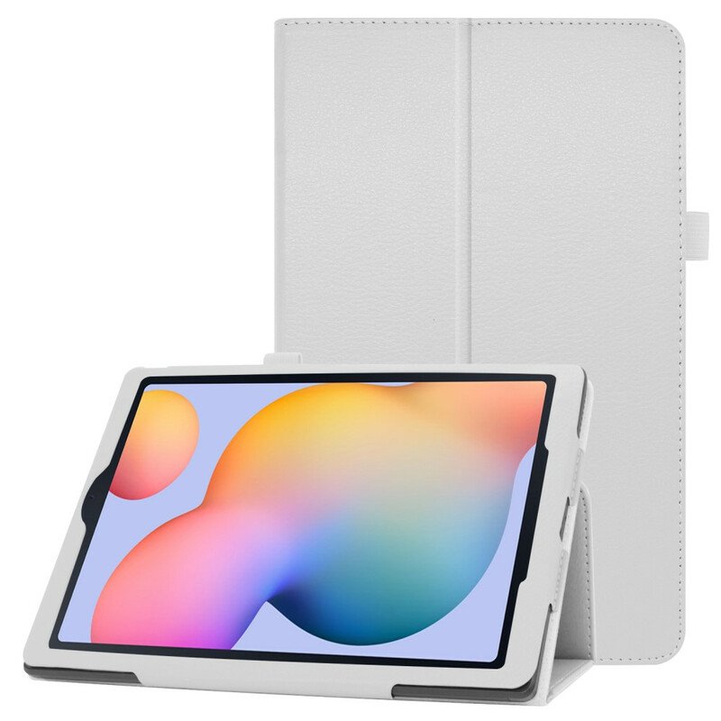 Fodral Samsung Galaxy Tab S6 Lite 2 St Litchi Konstläderklaffar