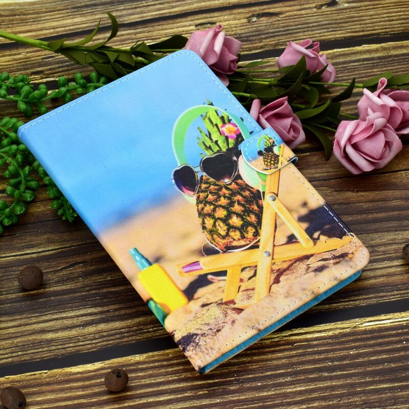 Folio-fodral Samsung Galaxy Tab S6 Lite Pineapple Beach