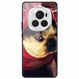 Skal Honor Magic 6 Pro Telefonfodral Valp Härdat Glas