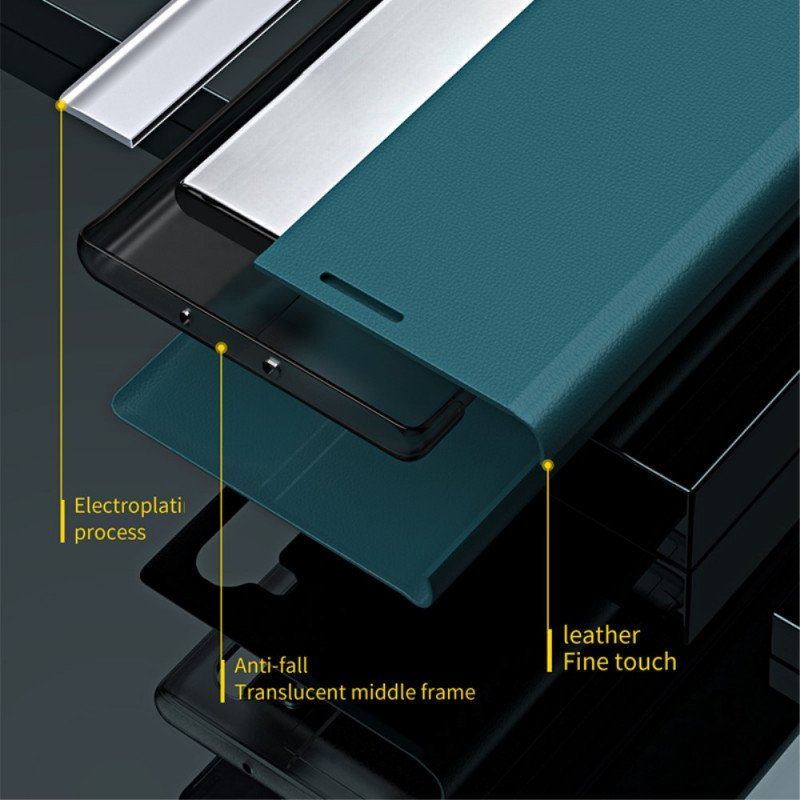 Skal Samsung Galaxy S21 Ultra 5G Ny Design I Konstläder