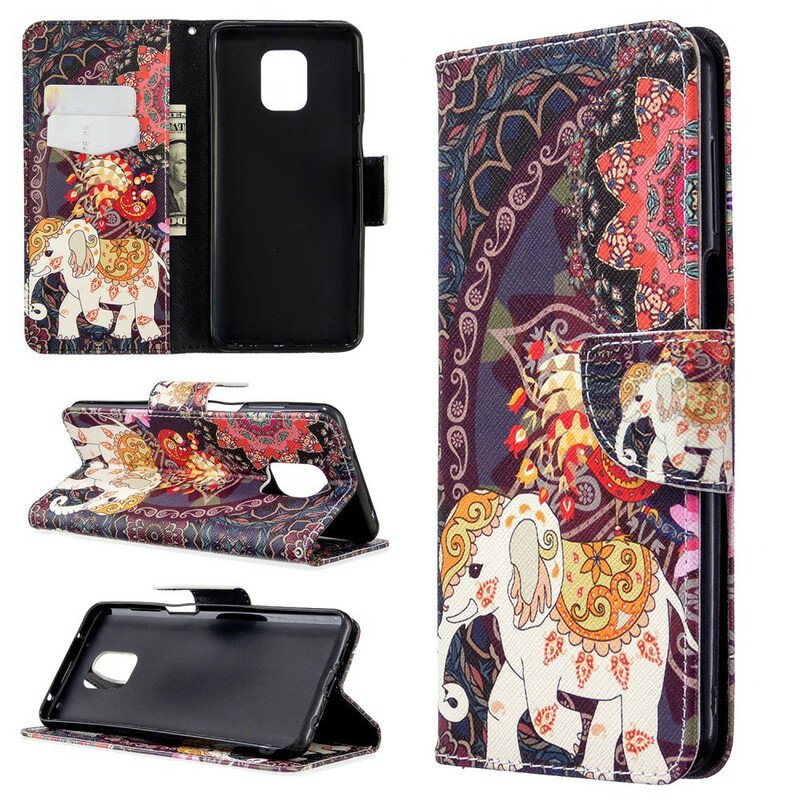 Fodral Xiaomi Redmi Note 9S / 9 Pro Indiska Elefanter