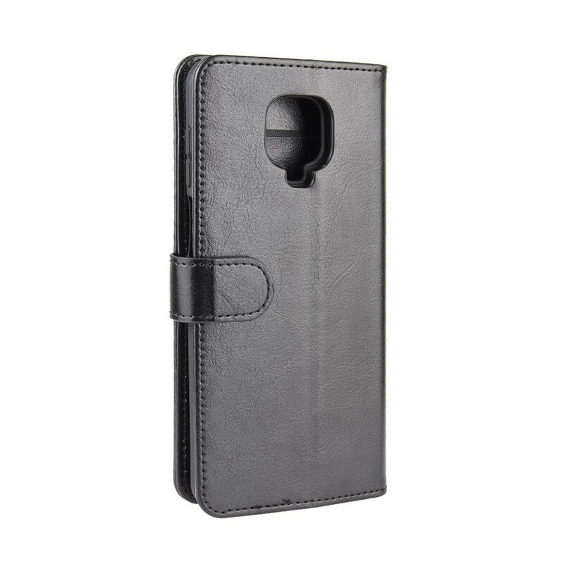 Fodral Xiaomi Redmi Note 9S / 9 Pro Klassisk Lädereffekt