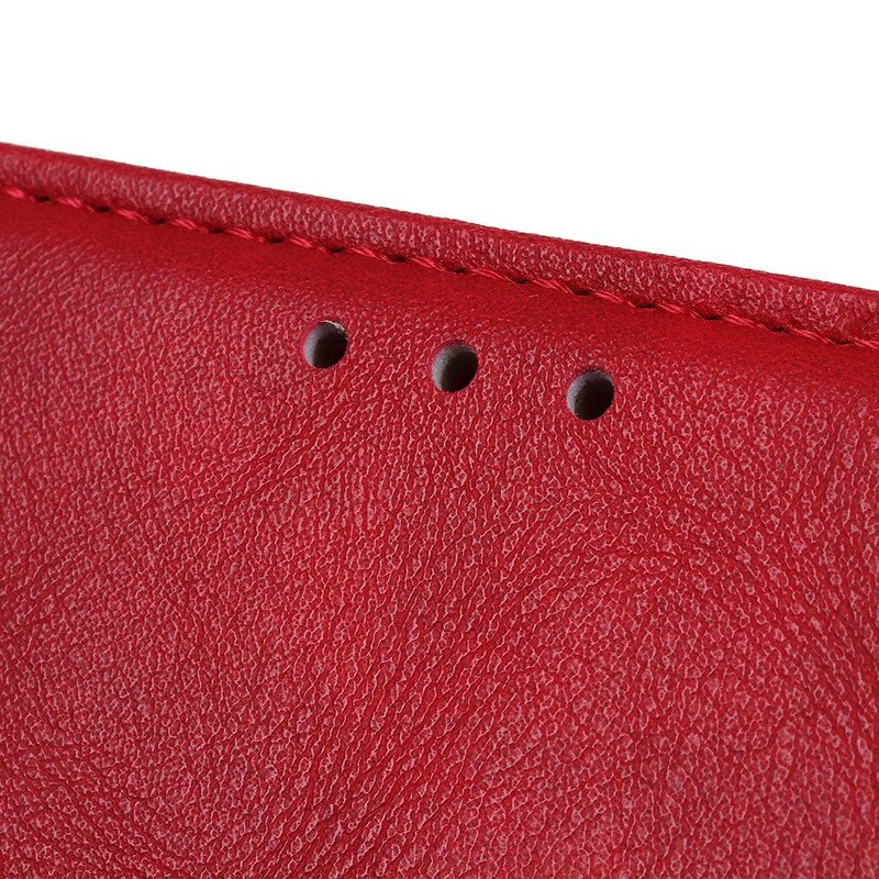 Folio-fodral Xiaomi Redmi Note 9S / 9 Pro Knapp I Konstläder