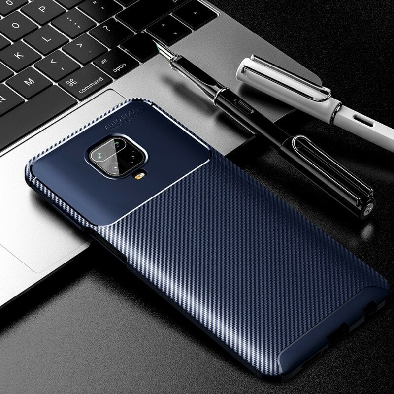 Skal Xiaomi Redmi Note 9S / 9 Pro Flexibel Kolfiberstruktur