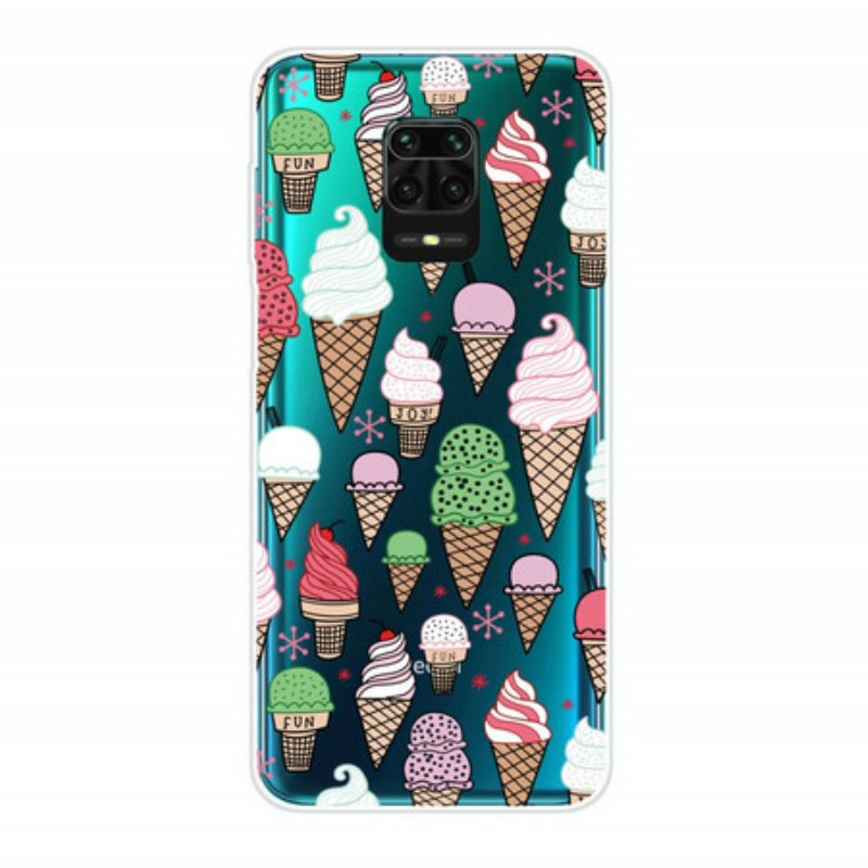 Skal Xiaomi Redmi Note 9S / 9 Pro Gräddglass