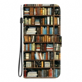 Fodral För Xiaomi Redmi Note 15 Pro 5g Bibliotek Motiv