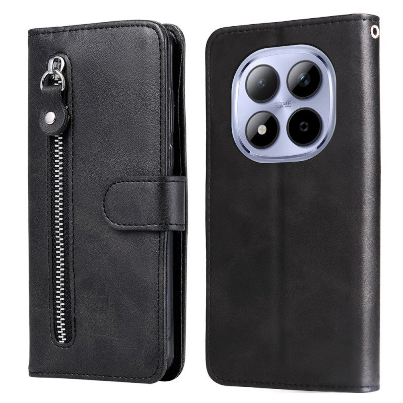 Fodral För Xiaomi Redmi Note 15 Pro 5g Fack Med Dragkedja