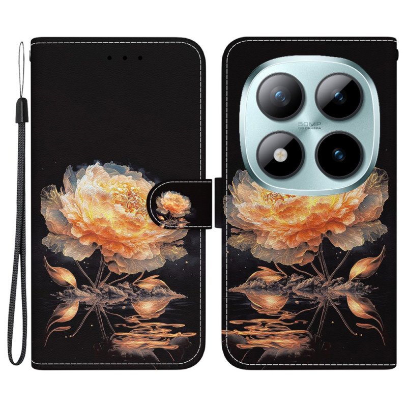 Fodral För Xiaomi Redmi Note 15 Pro 5g Gyllene Pion