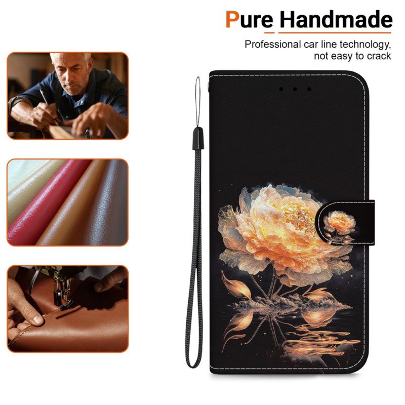 Fodral För Xiaomi Redmi Note 15 Pro 5g Gyllene Pion