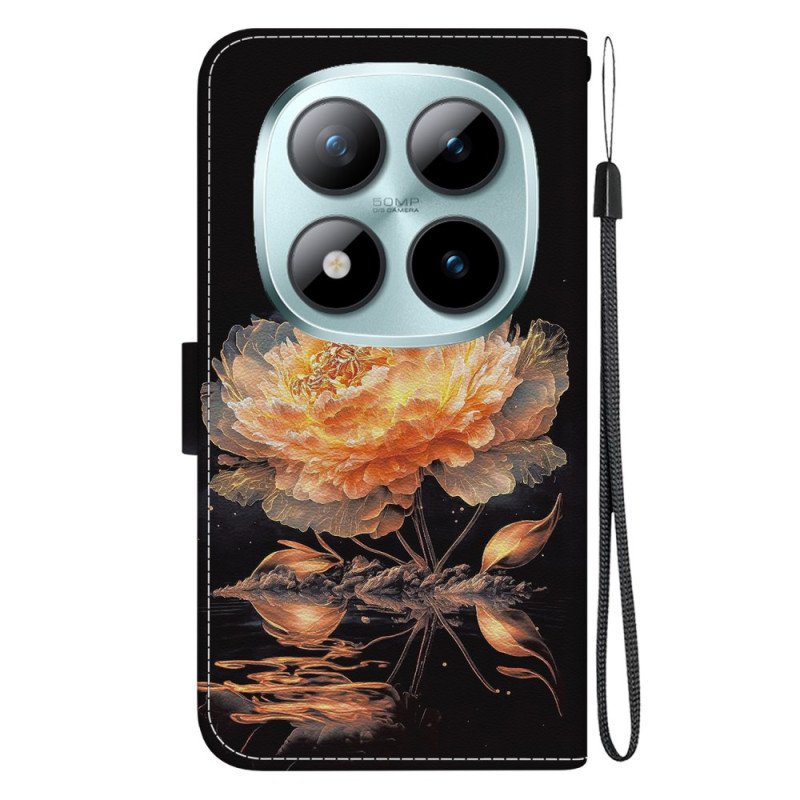 Fodral För Xiaomi Redmi Note 15 Pro 5g Gyllene Pion