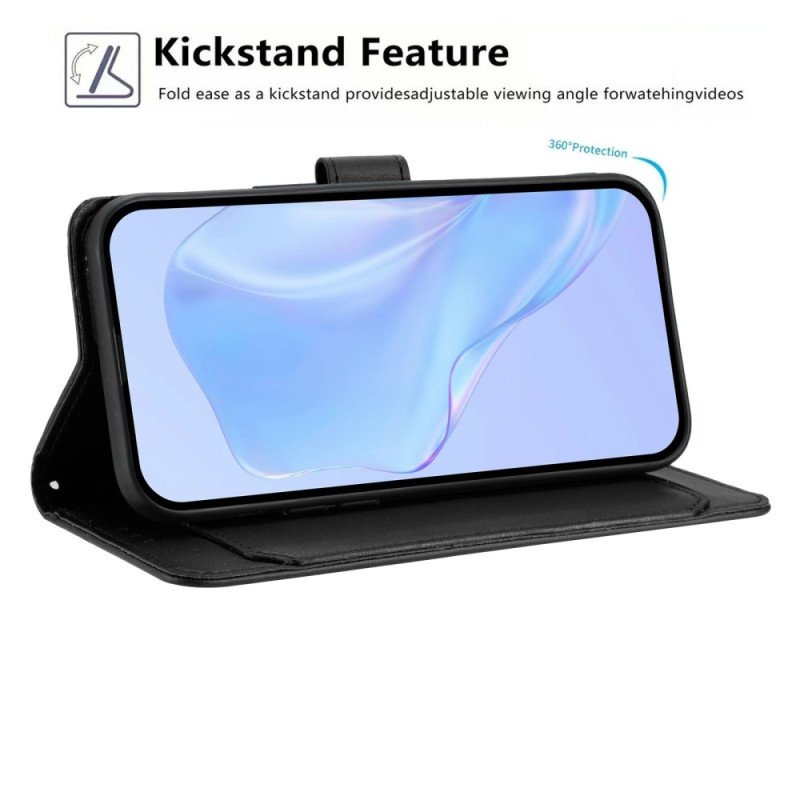 Fodral Xiaomi Redmi Note 15 Pro 5g Enfärgat Konstläder