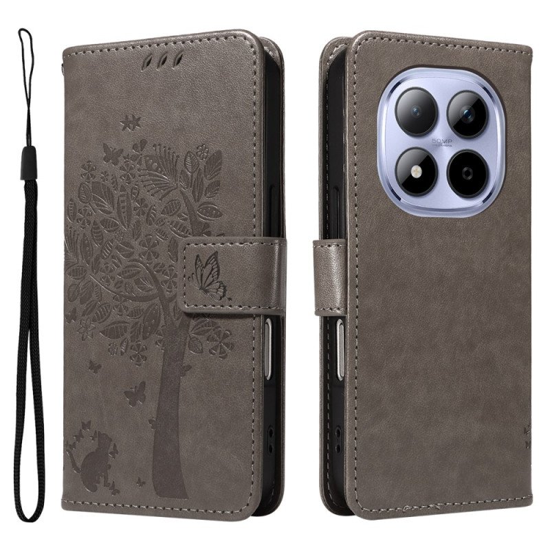 Fodral Xiaomi Redmi Note 15 Pro 5g Katt- Och Trädmönster