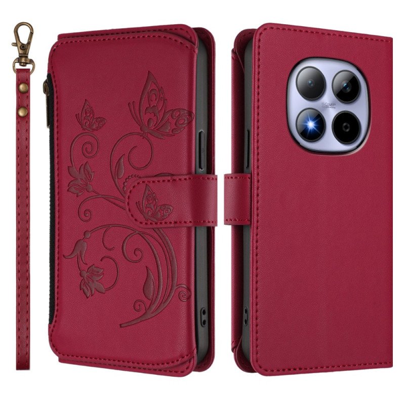 Fodral Xiaomi Redmi Note 15 Pro 5g Plånbok Med 6 Kortfack