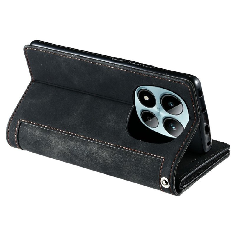 Fodral Xiaomi Redmi Note 15 Pro 5g Plånbok Med 9 Kortfacken