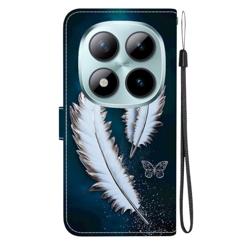 Fodral Xiaomi Redmi Note 15 Pro 5g Vita Fjädrar