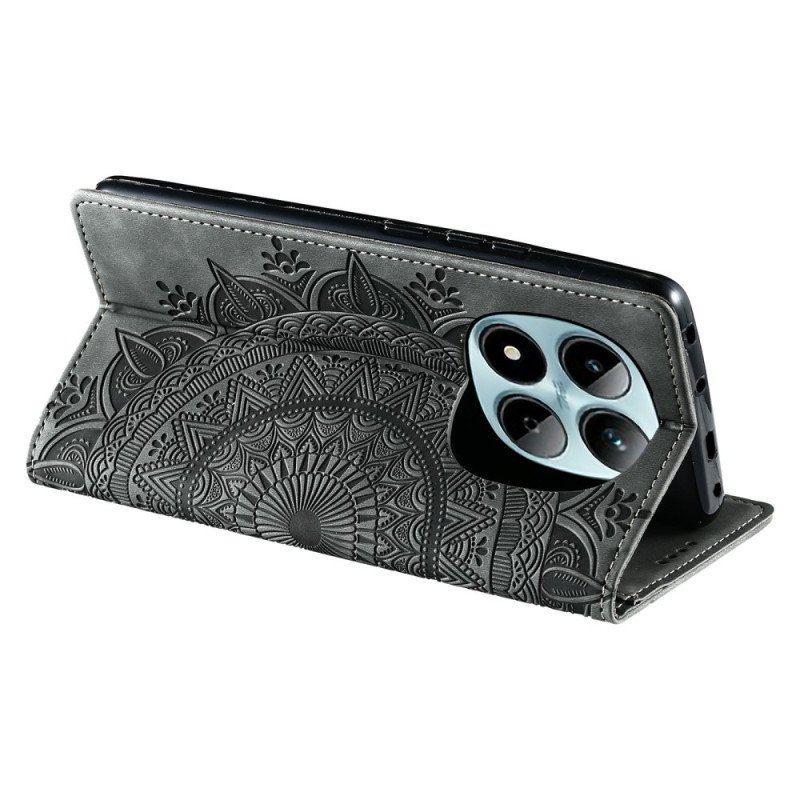 Folio-fodral Xiaomi Redmi Note 15 Pro 5g Telefonfodral Mandala I Mockaeffekt