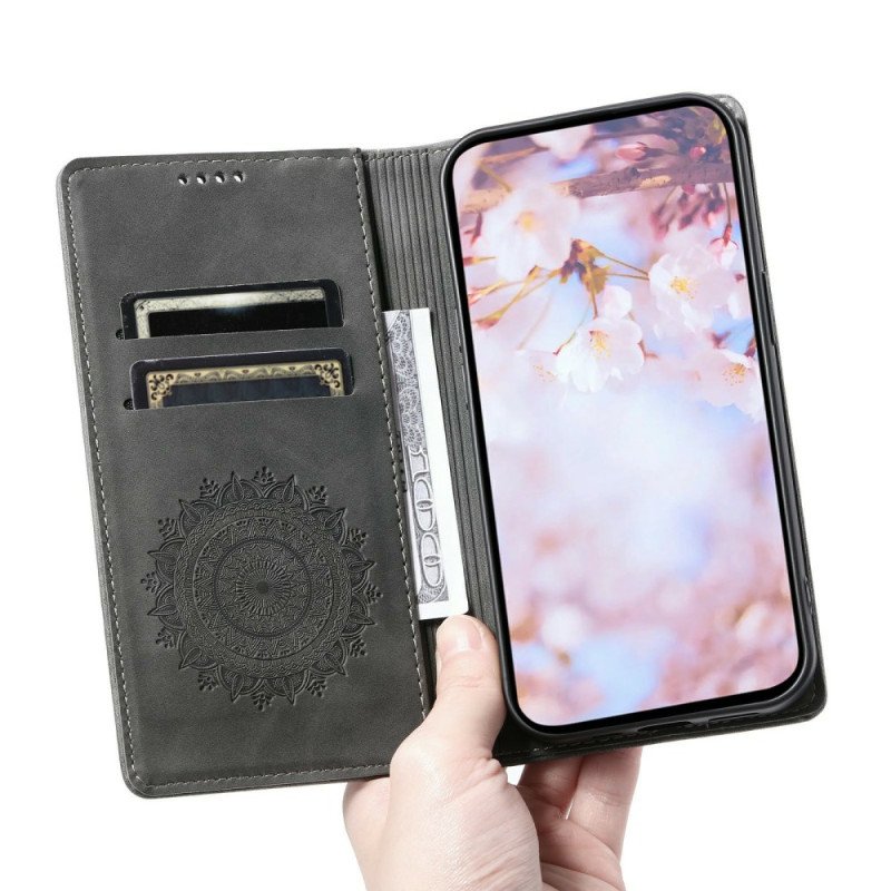 Folio-fodral Xiaomi Redmi Note 15 Pro 5g Telefonfodral Mandala I Mockaeffekt