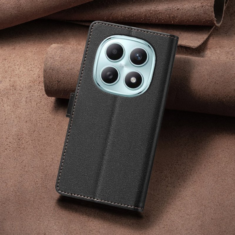 Läderfodral Xiaomi Redmi Note 15 Pro 5g Telefonfodral Binfen-färg