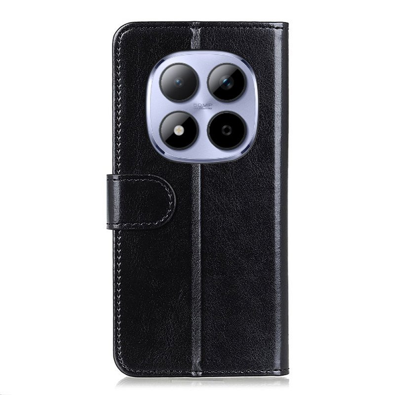 Läderfodral Xiaomi Redmi Note 15 Pro 5g Telefonfodral Lackkonstläder