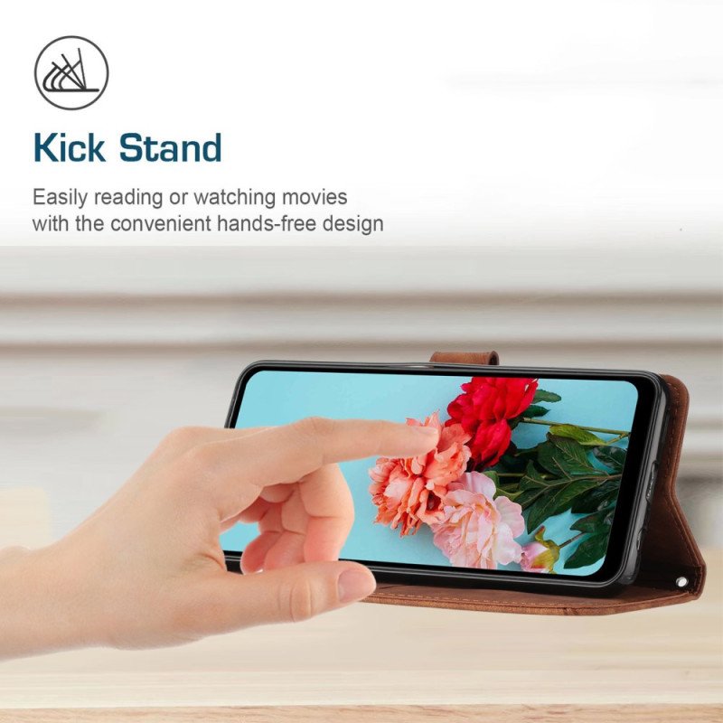 Läderfodral Xiaomi Redmi Note 15 Pro 5g Telefonfodral Retrodesign