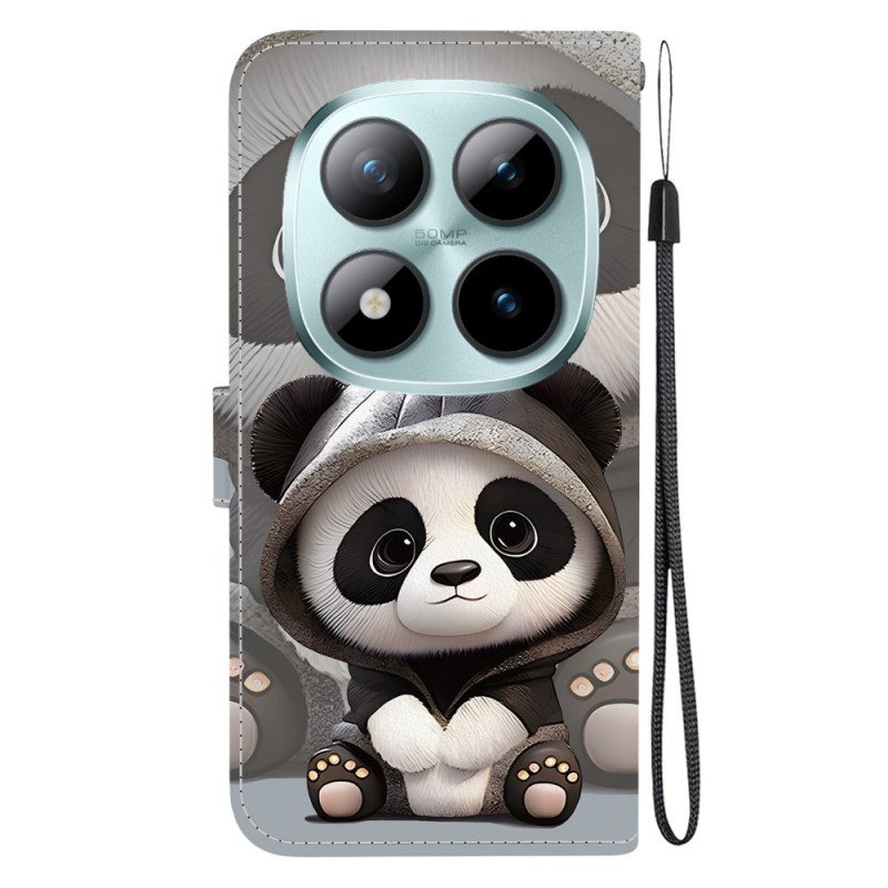 Läderskal Fodral Xiaomi Redmi Note 15 Pro 5g Babypanda