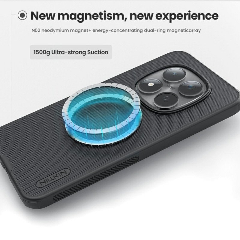 Skal För Xiaomi Redmi Note 15 Pro 5g Magnetisk Nillkin Frostad Sköld Pro