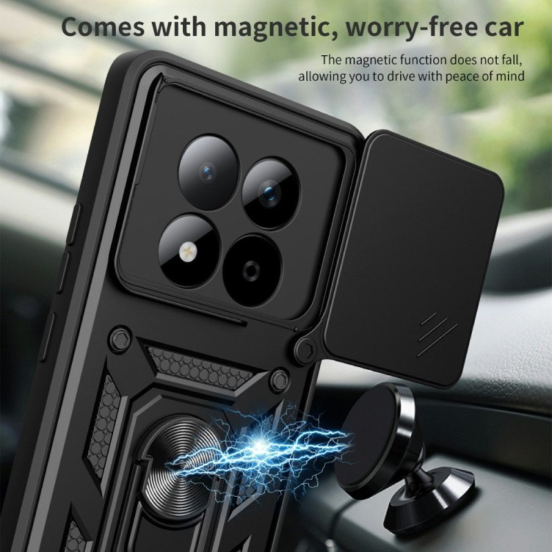 Skal Xiaomi Redmi Note 15 Pro 5g Telefonfodral Skjutbart Kameraskydd Och Stativ