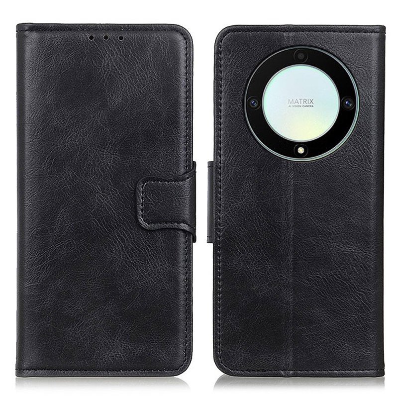 Folio-fodral Honor Magic 5 Lite Stil Läderlås Vändbar