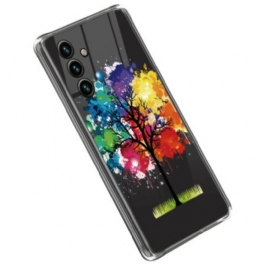 Skal Samsung Galaxy A14 / A14 5G Sömlös Akvarellträd