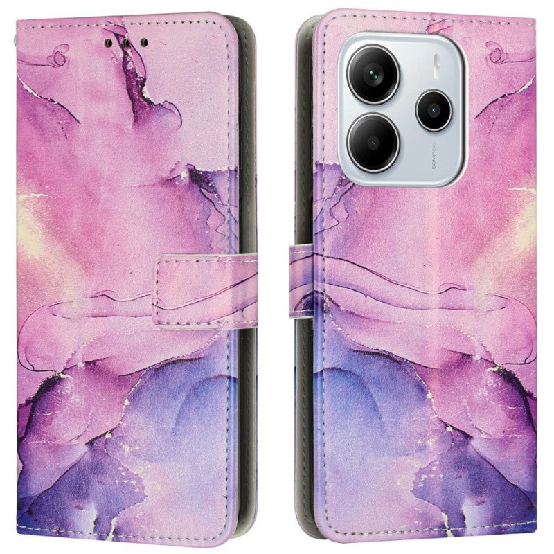 Fodral För Xiaomi Redmi Note 14 4g Marmorerad Effekt