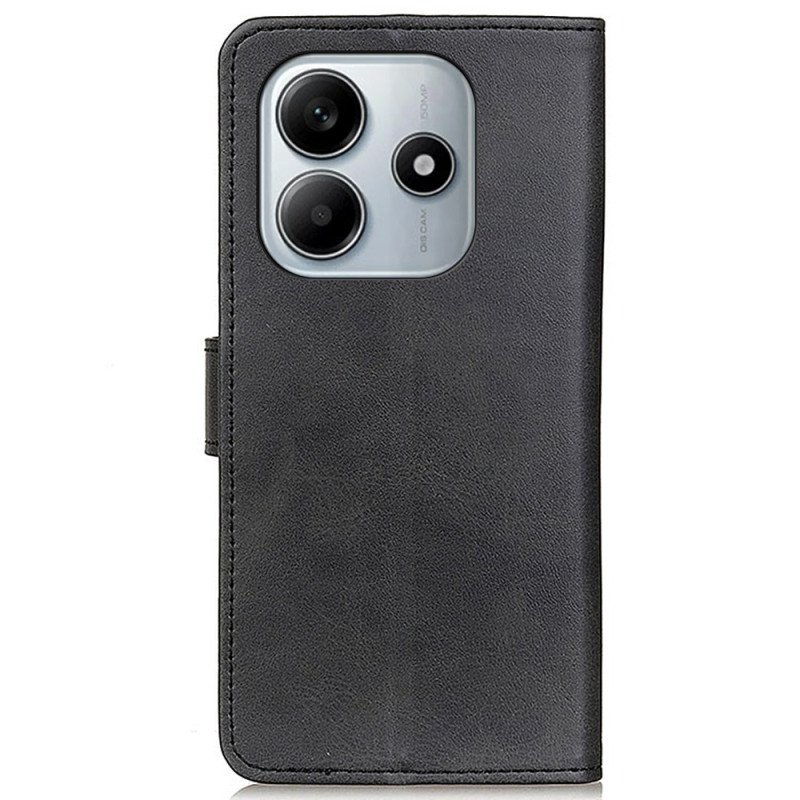 Fodral Xiaomi Redmi Note 14 4g Matt Konstläder