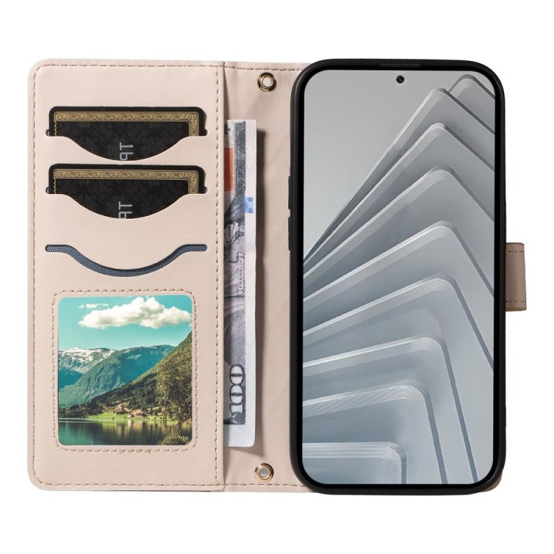 Fodral Xiaomi Redmi Note 14 4g Quiltad Med Rem Och Axelrem