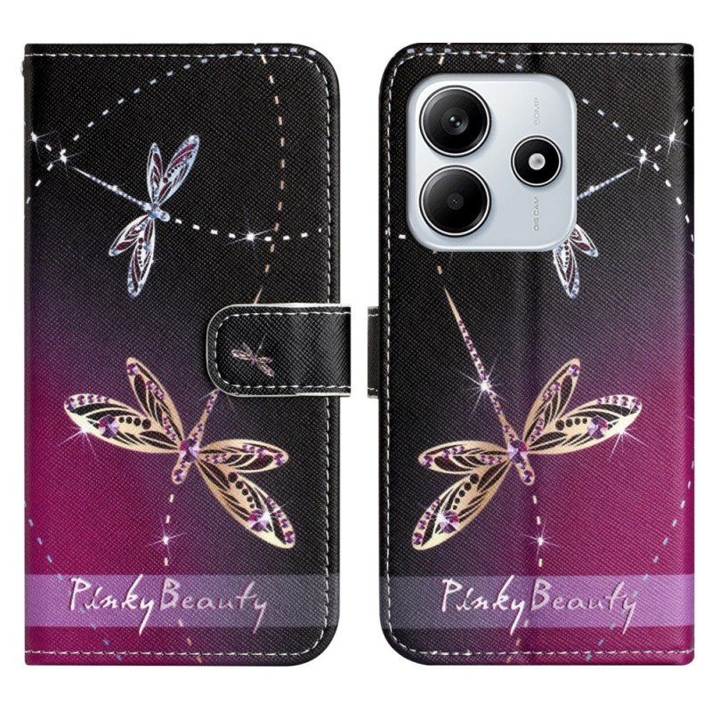 Fodral Xiaomi Redmi Note 14 4g Trollsländor