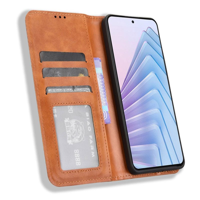 Folio-fodral Xiaomi Redmi Note 14 4g Vintagekant