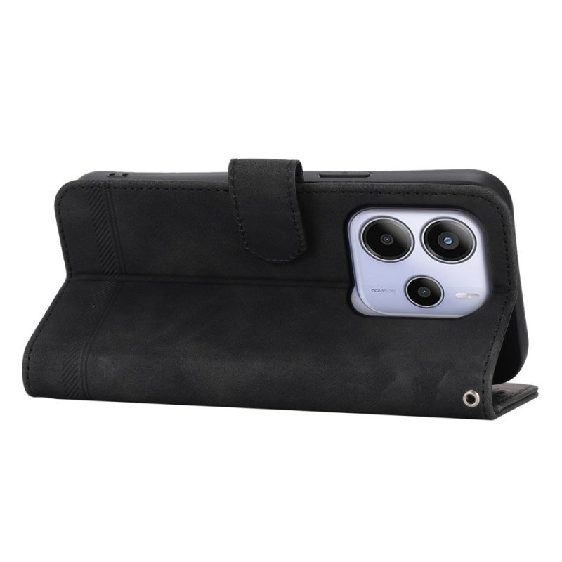 Läderfodral Xiaomi Redmi Note 14 4g Telefonfodral Dierfeng