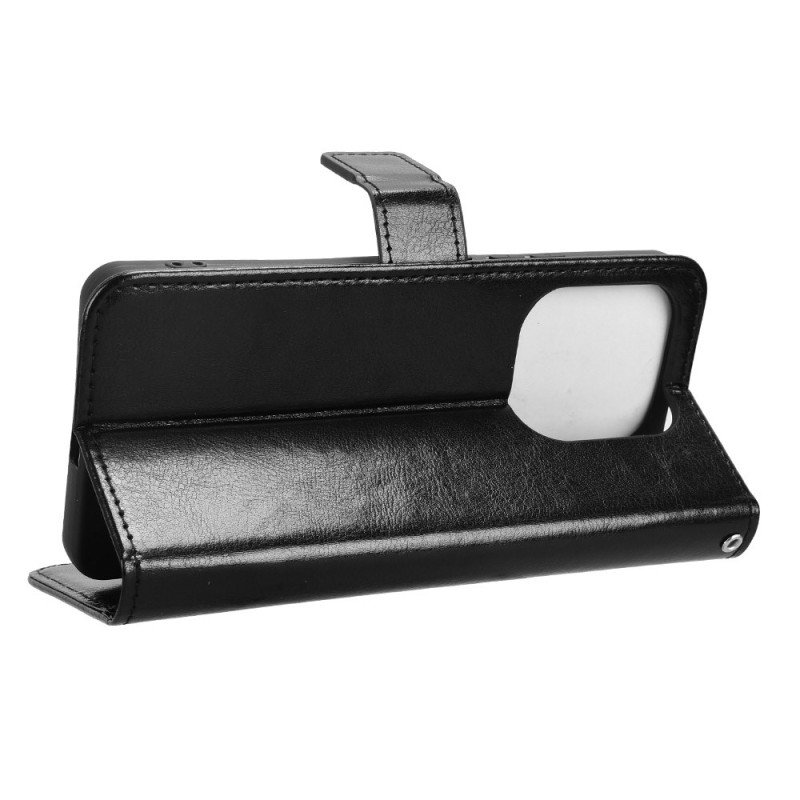 Läderfodral Xiaomi Redmi Note 14 4g Telefonfodral Prickig Konstläder