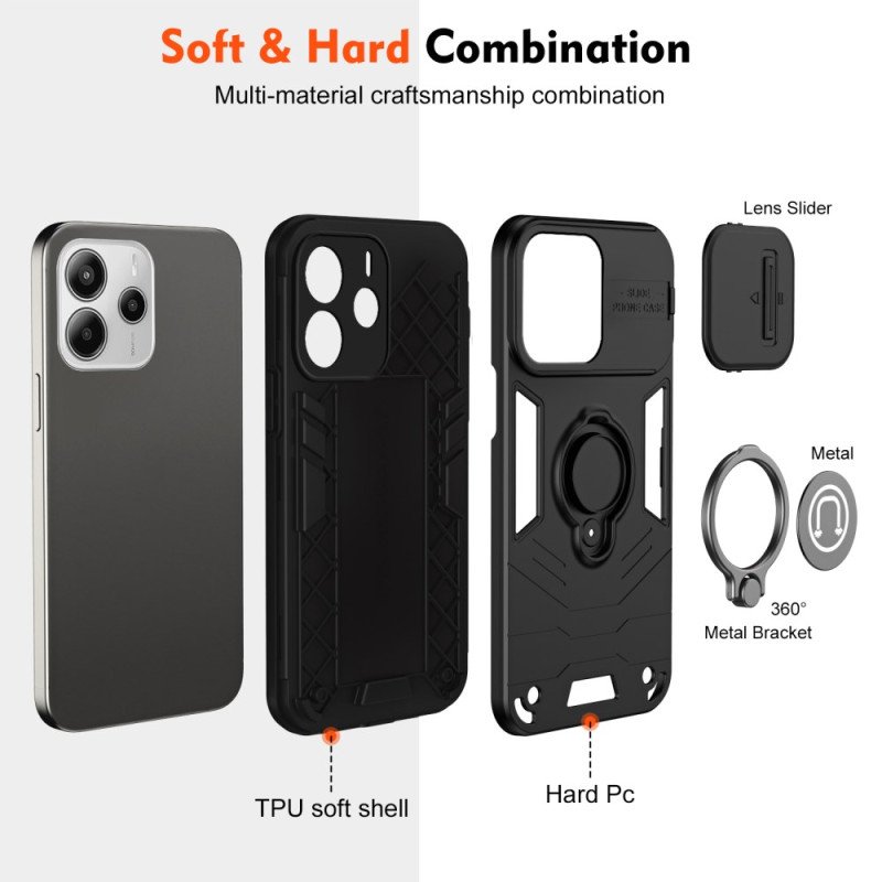 Skal Xiaomi Redmi Note 14 4g Skjutbart Kameraskydd Och Hållare