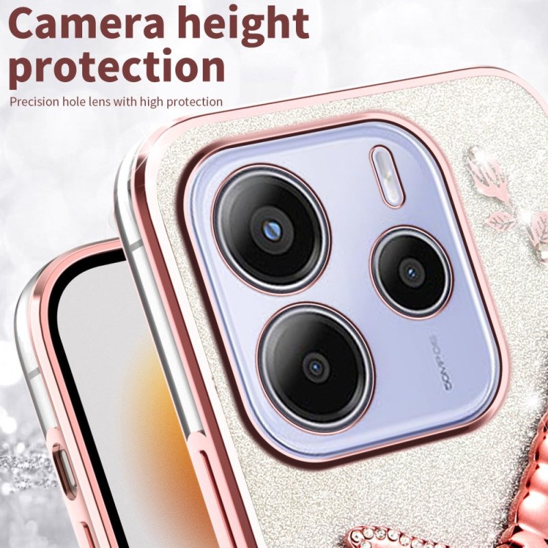 Skal Xiaomi Redmi Note 14 4g Telefonfodral Fjärilsställ