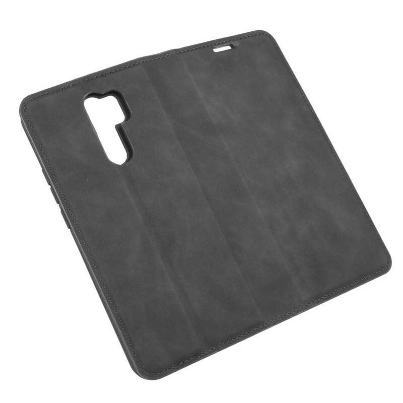 Folio-fodral Xiaomi Redmi 9 Läderfodral Mjukt Lädereffekt
